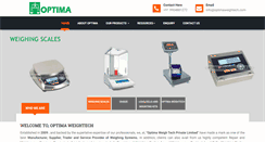 Desktop Screenshot of optimaweightech.com